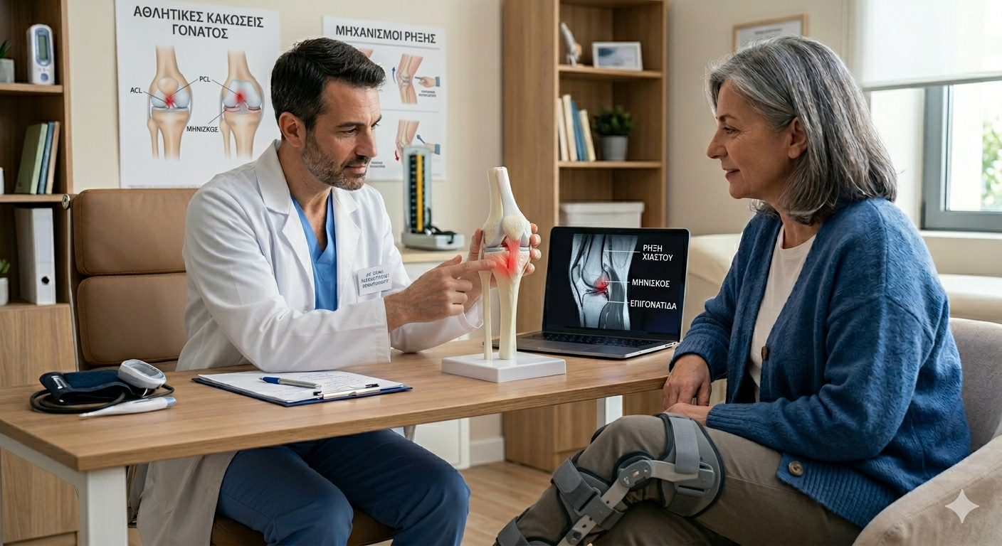 Ρήξη Μηνίσκου: Αρθροσκόπηση και Αποκατάσταση